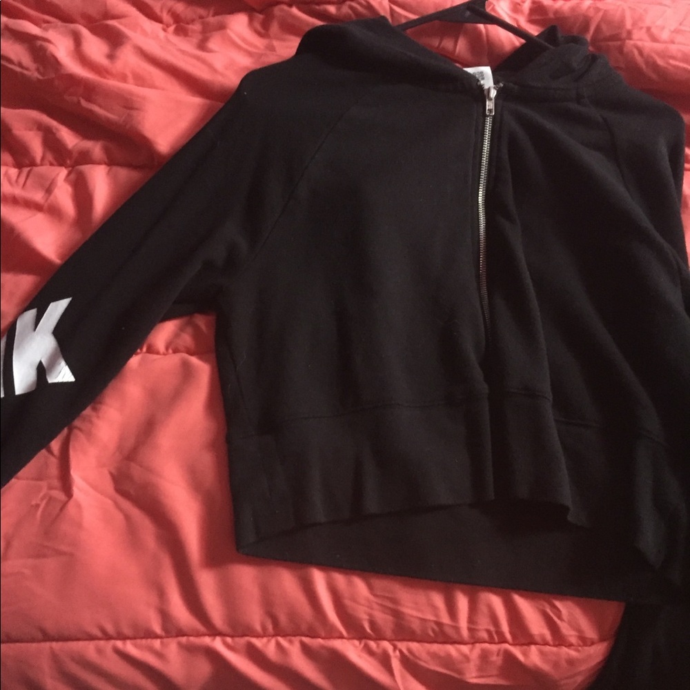 Pink hoodie